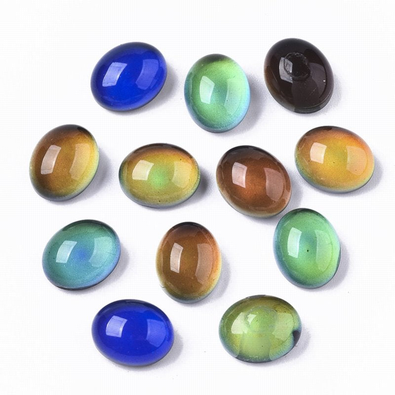 Mood Temperature Color Change Cabochon - 8.5x10.5mm - Oval (5)