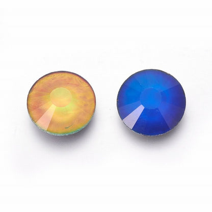 Mood Temperature Color Change Cabochon - 15mm - Faceted Round (2)