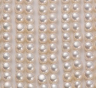 Natural Cultured Freshwater Pearls - 5-5.5mm - Half Drilled Rondelle - Antique W