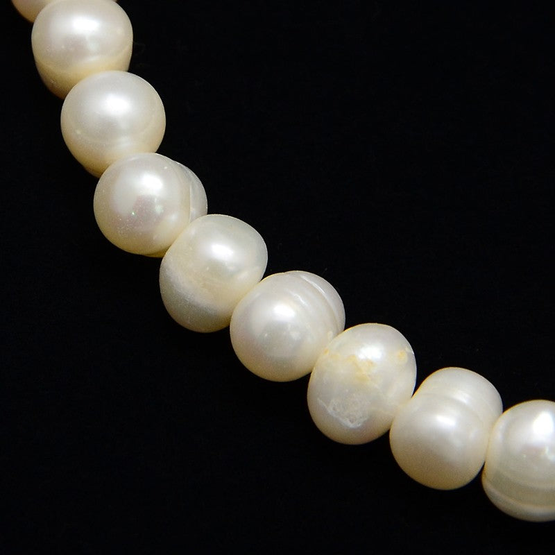 Natural Cultured Freshwater Pearls - 7-8mm - Potato - Creamy White (strand)
