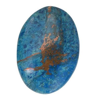 OOAK Cabochon - Alunite with Copper - Oval