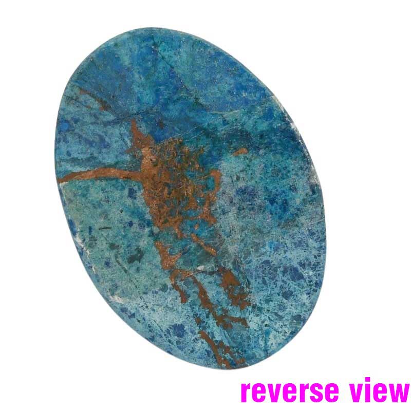 OOAK Cabochon - Alunite with Copper - Oval
