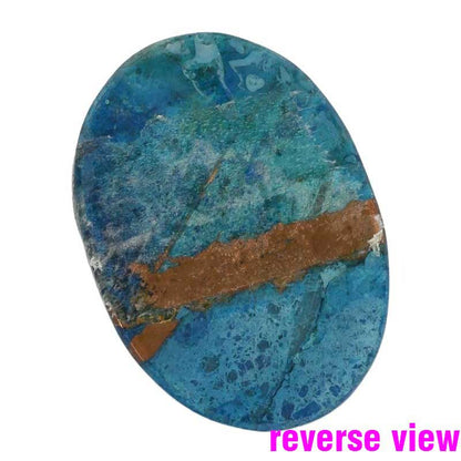 OOAK Cabochon - Alunite with Copper - Oval