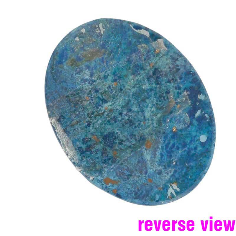 OOAK Cabochon - Alunite with Copper - Oval