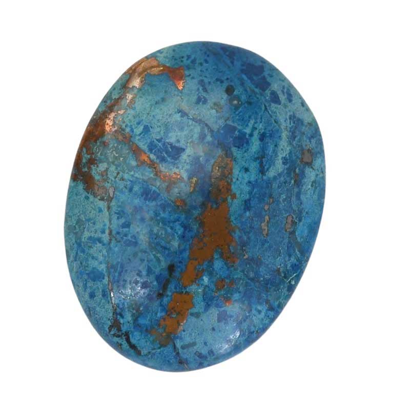 OOAK Cabochon - Alunite with Copper - Oval