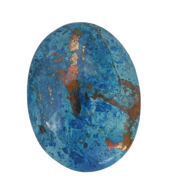 OOAK Cabochon - Alunite with Copper - Oval