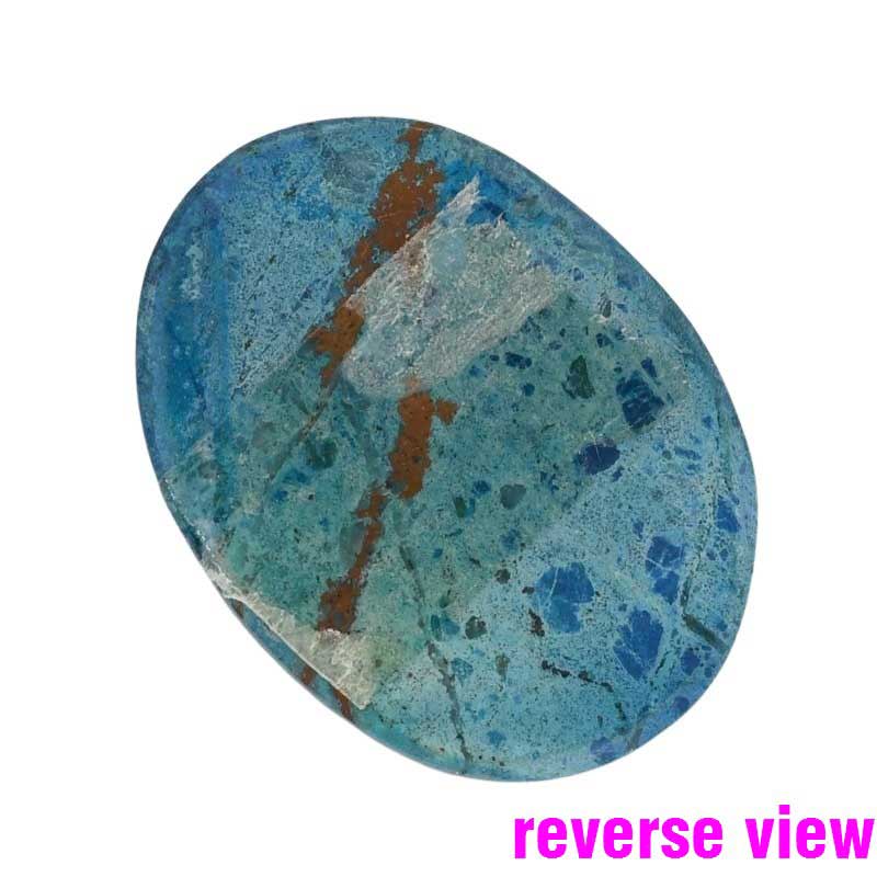 OOAK Cabochon - Alunite with Copper - Oval