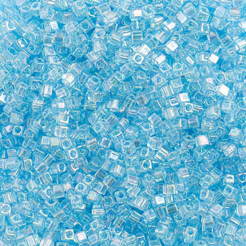 Miyuki Cube - 1.8mm - Dark Aqua Transparent AB