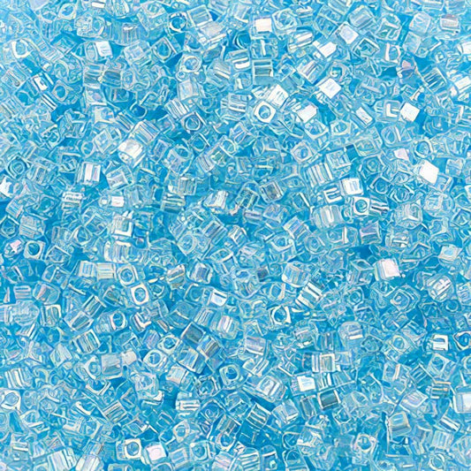 Miyuki Cube - 1.8mm - Dark Aqua Transparent AB