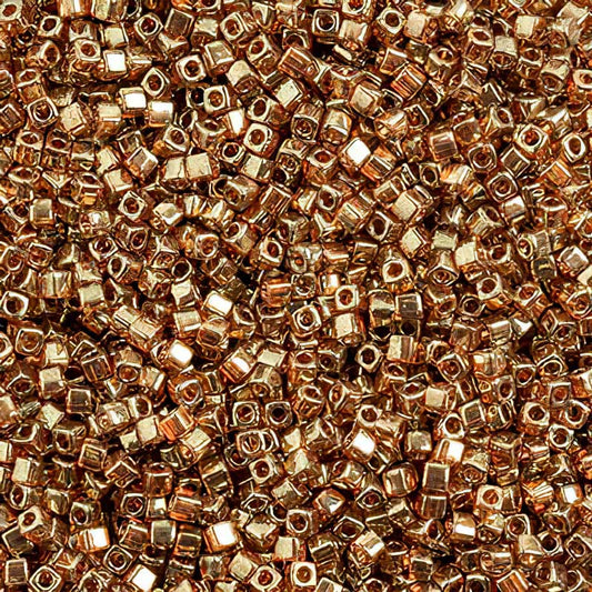 Miyuki Cube - 1.8mm - Topaz Gold Luster