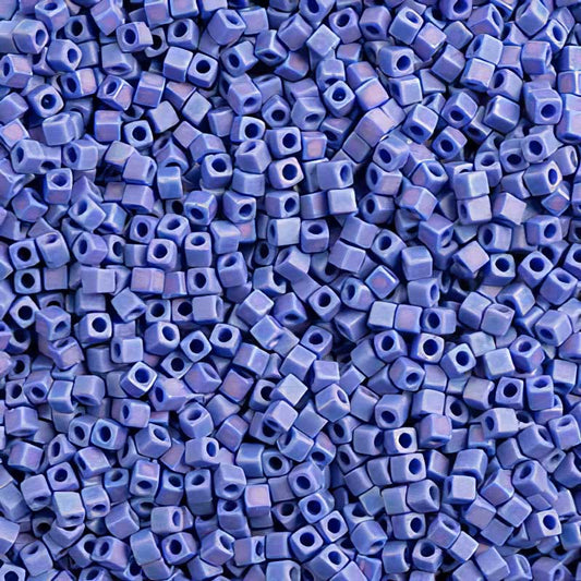 Miyuki Cube - 1.8mm - Matte Cobalt Blue AB