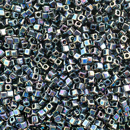 Miyuki Cube - 1.8mm - Variegated Iris Metallic