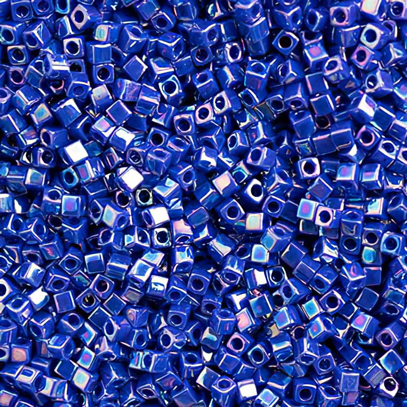 Miyuki Cube - 1.8mm - Cobalt Blue AB