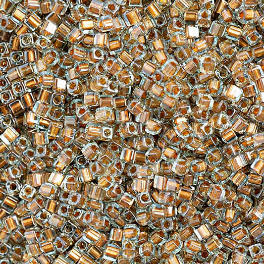 Miyuki Cube - 1.8mm - Peanut Luster