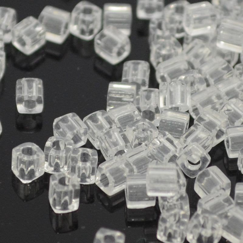 Miyuki Cube - 3mm - Crystal