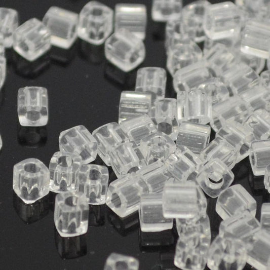 Miyuki Cube - 3mm - Crystal