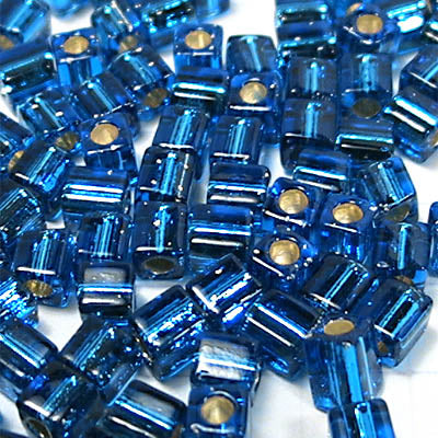 Miyuki Cube - 4mm - Silverlined Capri