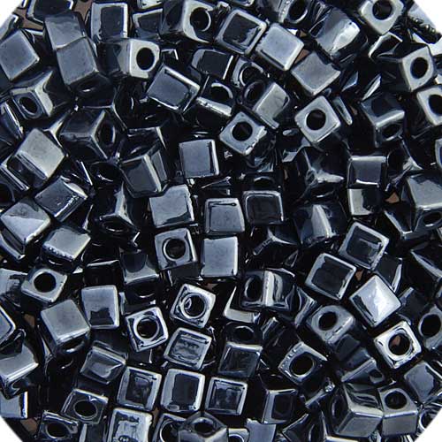 Miyuki Cube - 4mm - Gunmetal