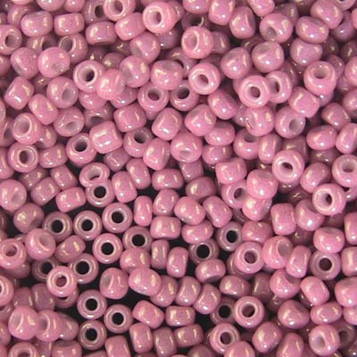 Toho Seed Beads - 11/0 - Opaque Lustered Dusty Rose