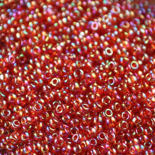 Toho Seed Beads - 11/0 - Transparent Rainbow Ruby