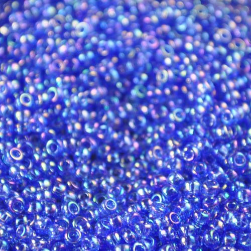 Toho Seed Beads - 11/0 - Transparent Rainbow Sapphire