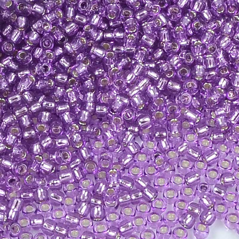 Toho Seed Beads - 11/0 - Silver Lined Light Grape