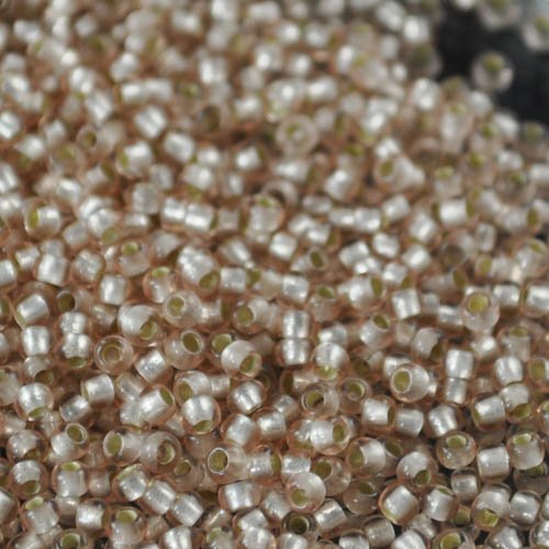 Toho Seed Beads - 11/0 - Frosted Silver-Lined Rosaline