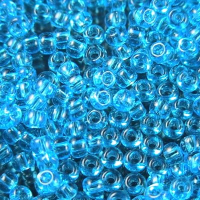 Toho Seed Beads - 11/0 - Transparent Medium Aqua