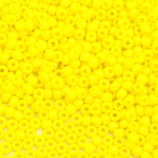 Toho Seed Beads - 11/0 - Opaque Dark Yellow