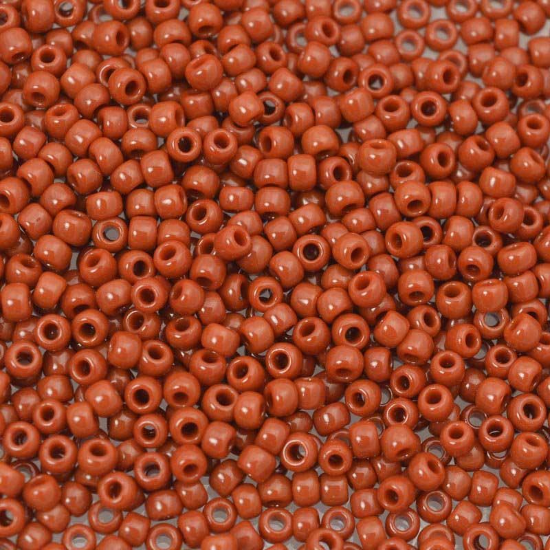 Toho Seed Beads - 11/0 - Opaque Terra Cotta