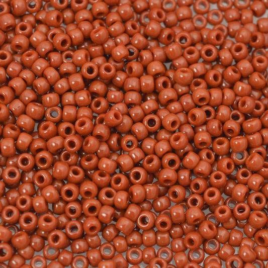 Toho Seed Beads - 11/0 - Opaque Terra Cotta
