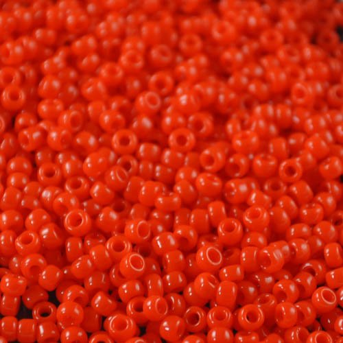 Toho Seed Beads - 11/0 - Opaque Sunset Orange