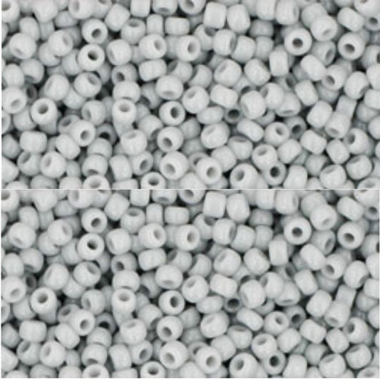 Toho Seed Beads - 11/0 - Opaque Light Grey