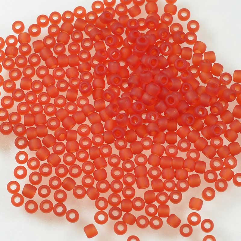 Toho Seed Beads - 11/0 - Transparent Cherry