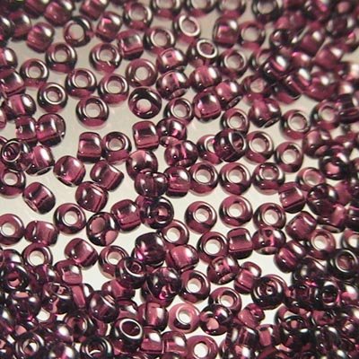 Toho Seed Beads - 11/0 - Transparent Dark Amethyst
