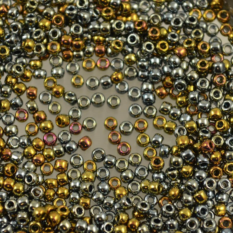Toho Seed Beads - 11/0 - Galvanized Blue Gold