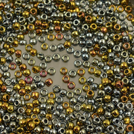 Toho Seed Beads - 11/0 - Galvanized Blue Gold
