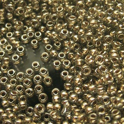 Toho Seed Beads - 11/0 - Bronze-Lined Black Diamond