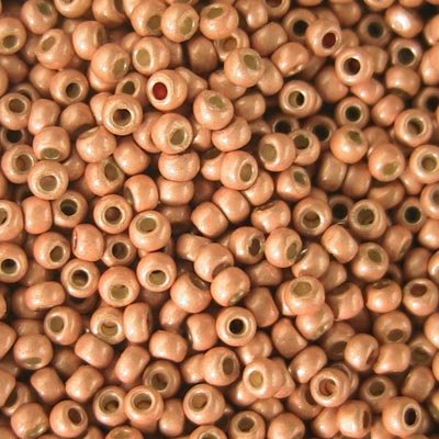 Toho Seed Beads - 11/0 - Matte Galvanized Light Copper [Permanent Finish]