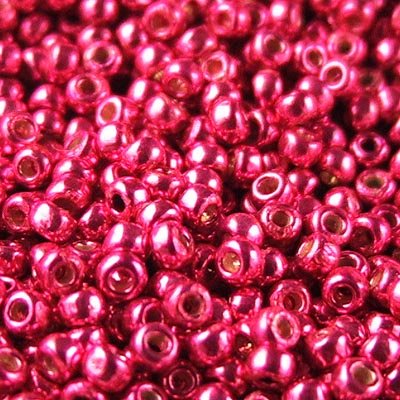 Toho Seed Beads - 11/0 - Permanent Finish Galvanized Fuchsia