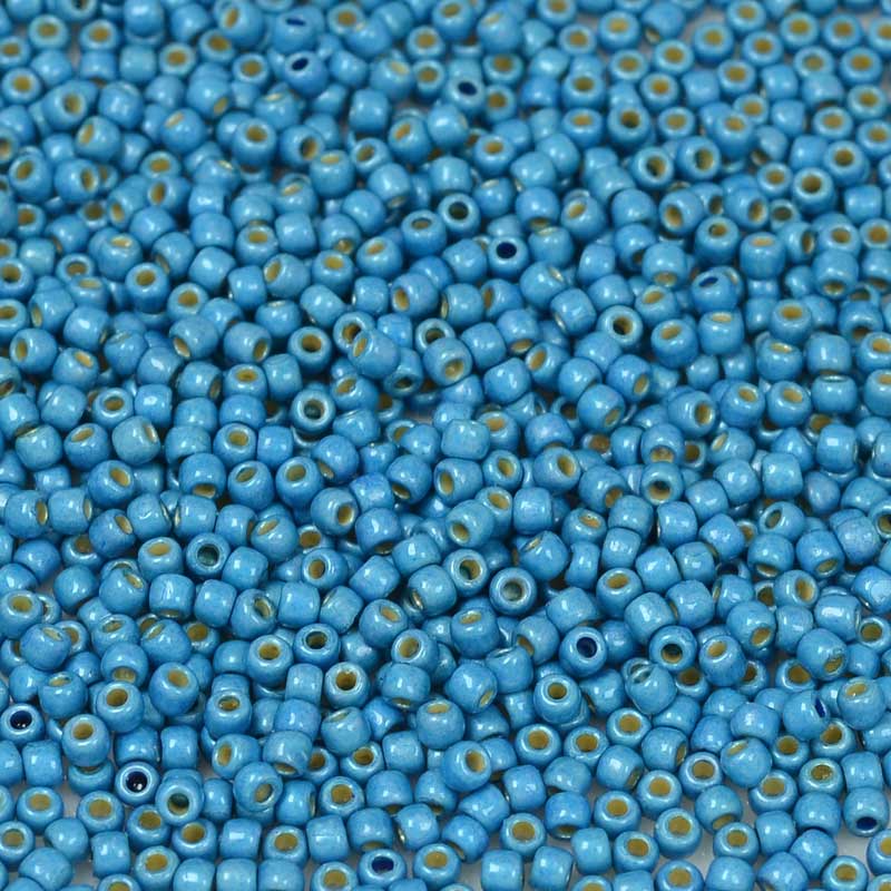 Toho Seed Beads - 11/0 - Matte Galvanized Aqua Sea [Permanent Finish]