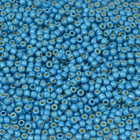 Toho Seed Beads - 11/0 - Matte Galvanized Aqua Sea [Permanent Finish]