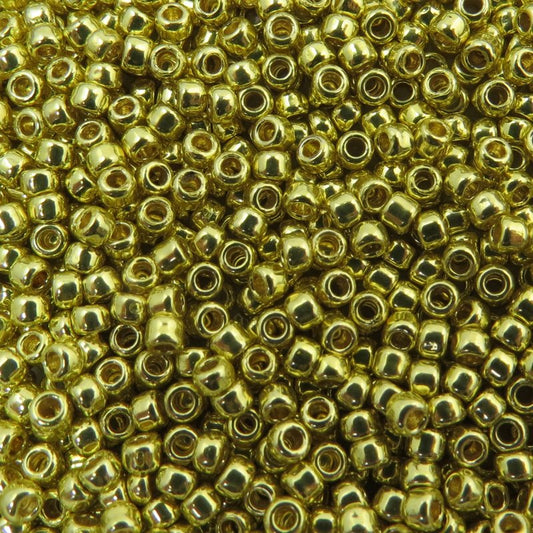 Toho Seed Beads - 11/0 - Galvanized Lemon Gold [Permanent Finish]