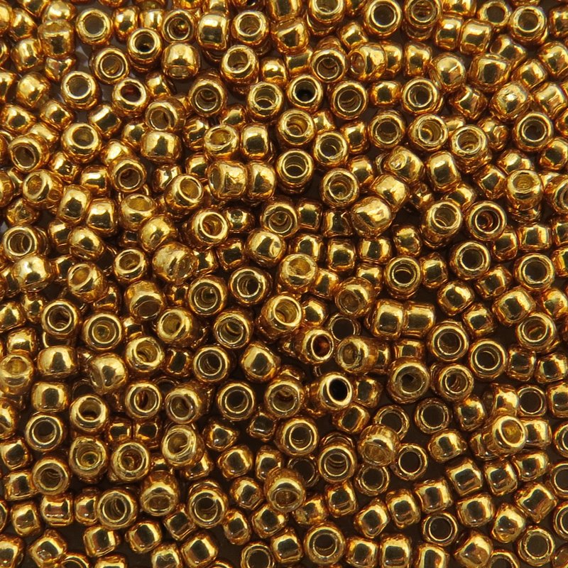 Toho Seed Beads - 11/0 - Galvanized Deep Gold [Permanent Finish]
