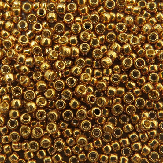 Toho Seed Beads - 11/0 - Galvanized Deep Gold [Permanent Finish]