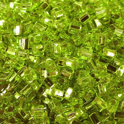 Toho Triangles - 11/0 - Silver Lined Lime