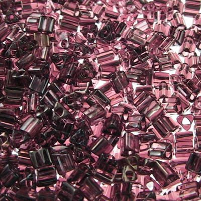Toho Triangles - 11/0 - Transparent Lustered Dark Amethyst