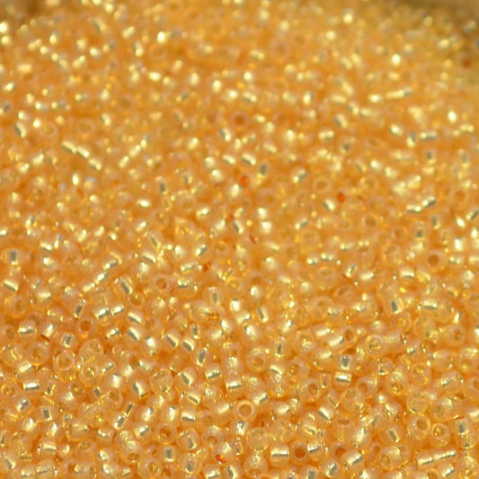 Toho Seed Beads - 15/0 - Silver Lined Sunflower Opal