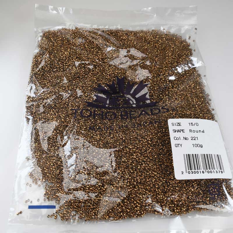 Toho Seed Beads - 15/0 - Bronze
