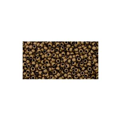 Toho Seed Beads - 15/0 - Frosted Bronze